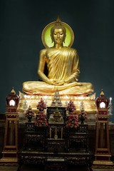 golden buddha in the temple