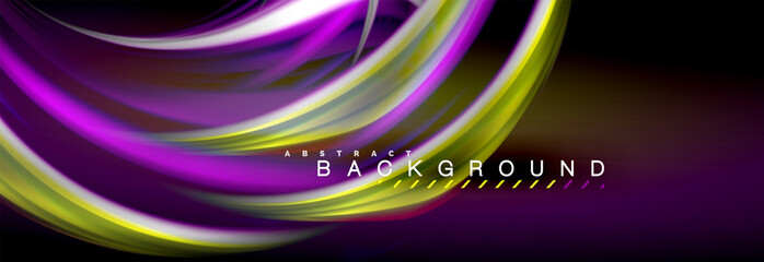 Blurred fluid colors background, abstract waves lines, mixing colours with light effects on light backdrop. Vector artistic illustration for presentation, app wallpaper, banner or posters