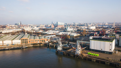 Fototapeta premium Wasserstadt Hamburg