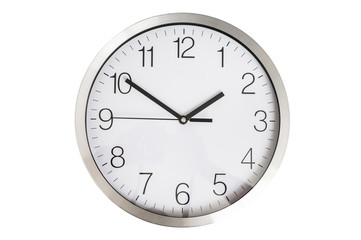 Close-up view of clock - deadline and time concept