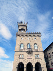 Palazzo Publiko, the main residence of the government  of the Republic of San Marino
