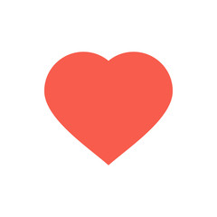 Heart icon. isolated on white background