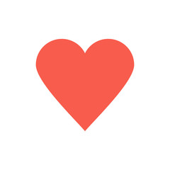 Heart icon. isolated on white background