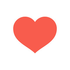 Heart icon. isolated on white background