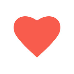 Heart icon. isolated on white background
