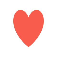 Heart icon. isolated on white background