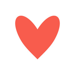 Heart icon. isolated on white background