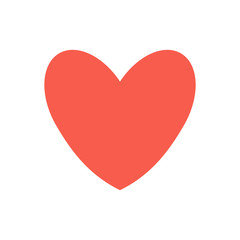 Heart icon. isolated on white background