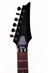 The head of the vulture of guitars. Isolated on white