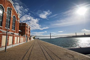 Fototapeta premium Seashore at Lisbon