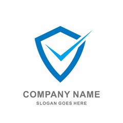 Shield Security System Technology Protection Architecture Business Company Stock Vector Logo Design Template