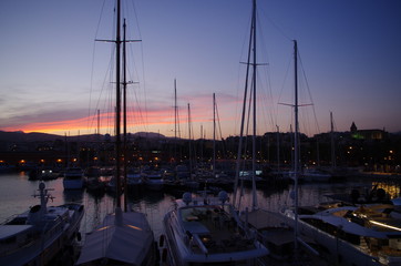 Yachthafen Palma Sonnenuntergang - 242270008