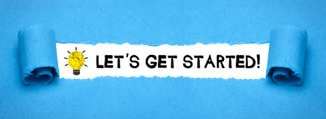 Let´s get started!