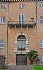 Italy,  Ravenna, very old downtown building 