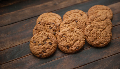 oatmeal cookies with chocolate chips
