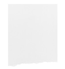white paper ripped message torn