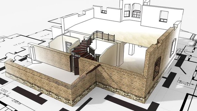 Construction of residential house