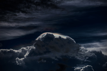 Obraz premium storm clouds sky background texture