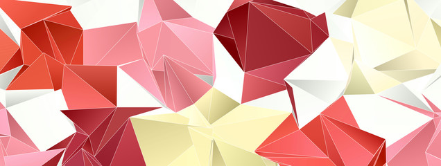 Triangular 3d, modern background