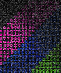 Triangular 3d, modern background