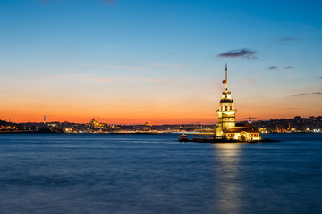 Fototapeta na wymiar Maiden's Tower. Istanbul, Turkey
