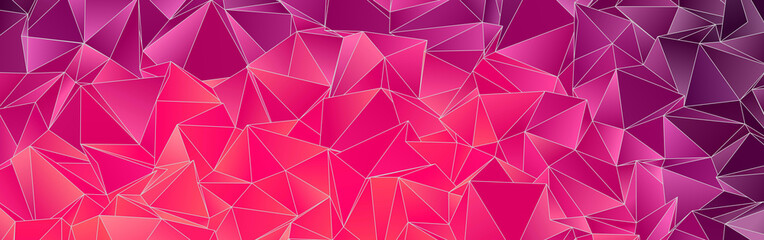 Obraz premium Triangular 3d, modern background