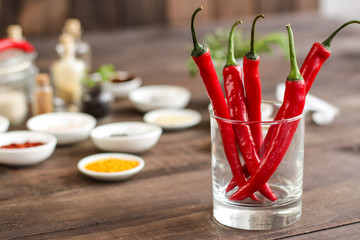 spices (aromatic blend). copy space. top