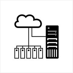 Cloud Server Icon