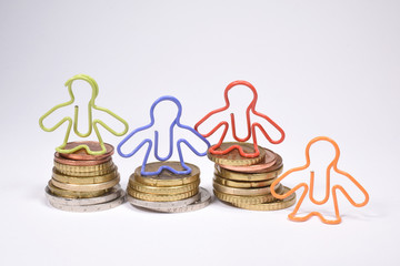 famille parent groupe gens people argent euro