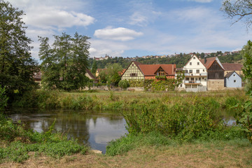 Fototapeta na wymiar Baechlingen in Hohenlohe