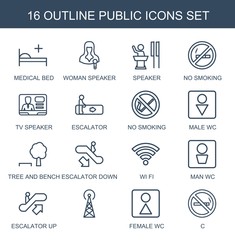 16 public icons