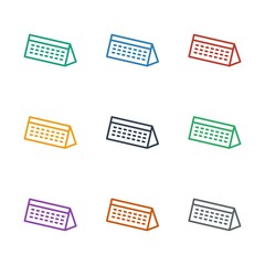 calendar icon white background