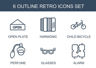6 retro icons