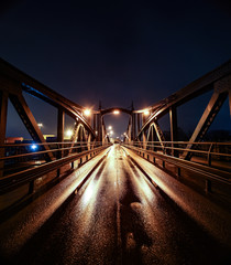 Fototapeta na wymiar Krefeld Drehbrücke