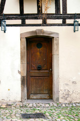 Old brown doors