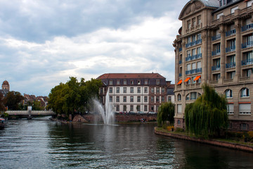Water canal in Strasbourg