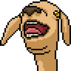 Fototapeta premium vector pixel art camel