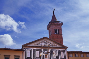 Fototapeta na wymiar Detail of he church of Sant'Andrea, Empoli, Tuscany, Italy