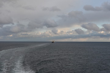 paccifc ocean in winter