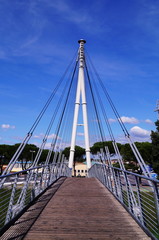 Bridge over the river Orme, Empoli, Tuscany, Italy