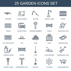 25 garden icons