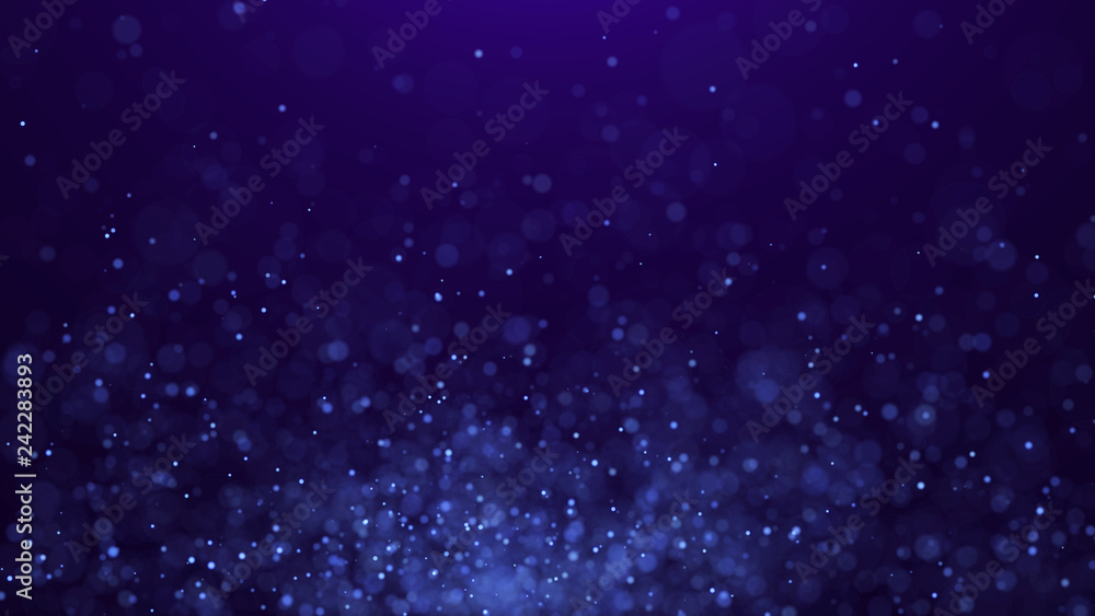 Poster dust particles. abstract background of particles. 3d rendering. dots background. futuristic digital 
