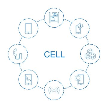 8 cell icons