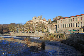 Fototapeta premium Laroque village, France.