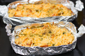 Pizza from tomatoes, cheese. Piece of pizza close up