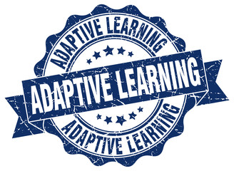 adaptive learning stamp. sign. seal