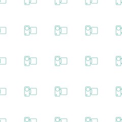 camera icon pattern seamless white background