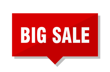 big sale red tag
