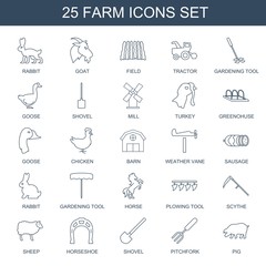 25 farm icons