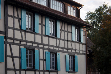 Detail facade building